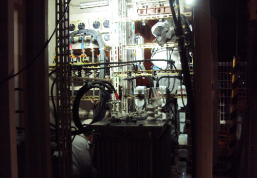 キュービクル変圧器の取替